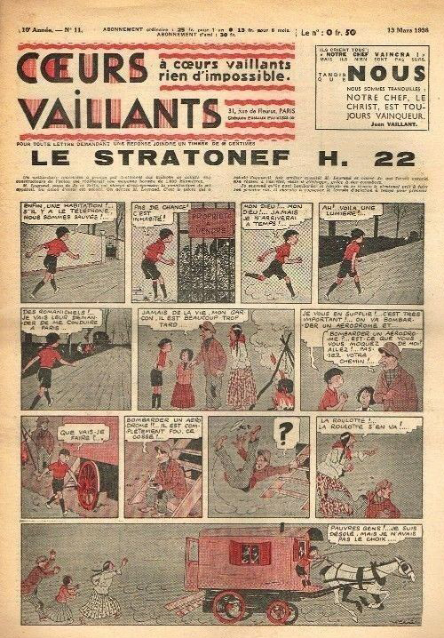 Coeurs Vaillants n°11 de 1938