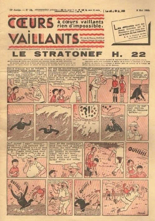 Coeurs Vaillants n°19 de 1938