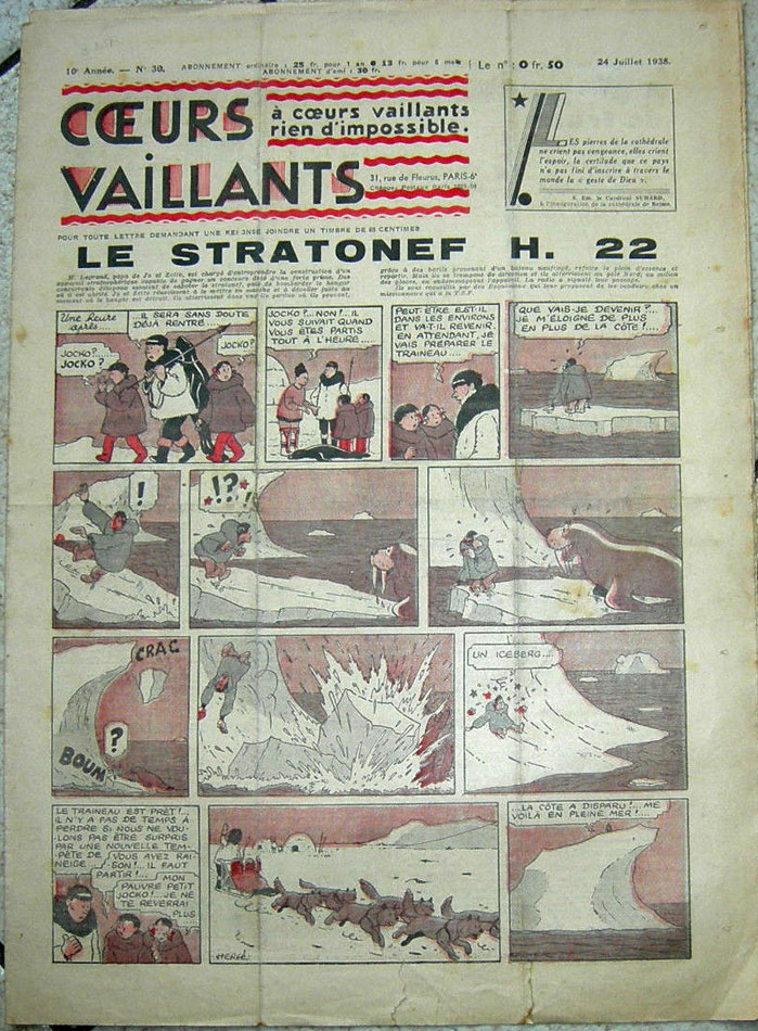 Coeurs Vaillants n°30 de 1938