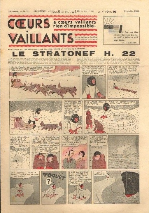 Coeurs Vaillants n°31 de 1938