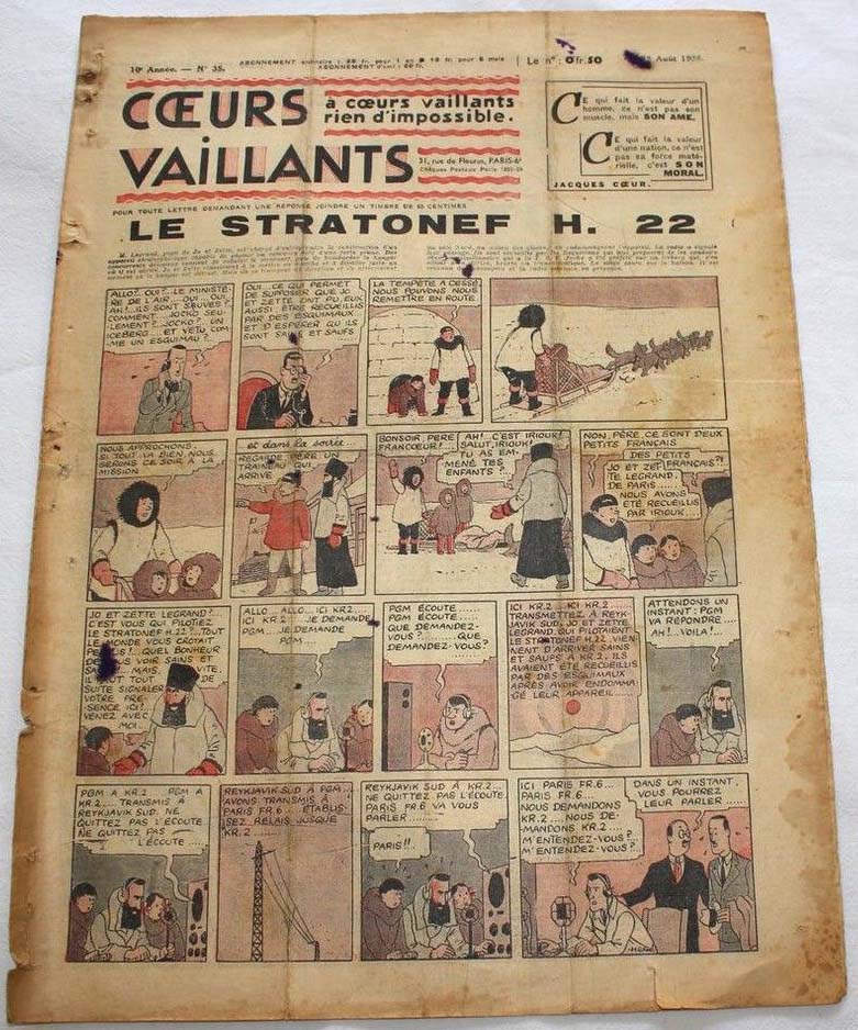 Coeurs Vaillants n°35 de 1938