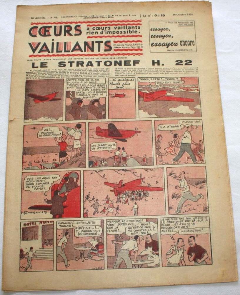 Coeurs Vaillants n°42 de 1938
