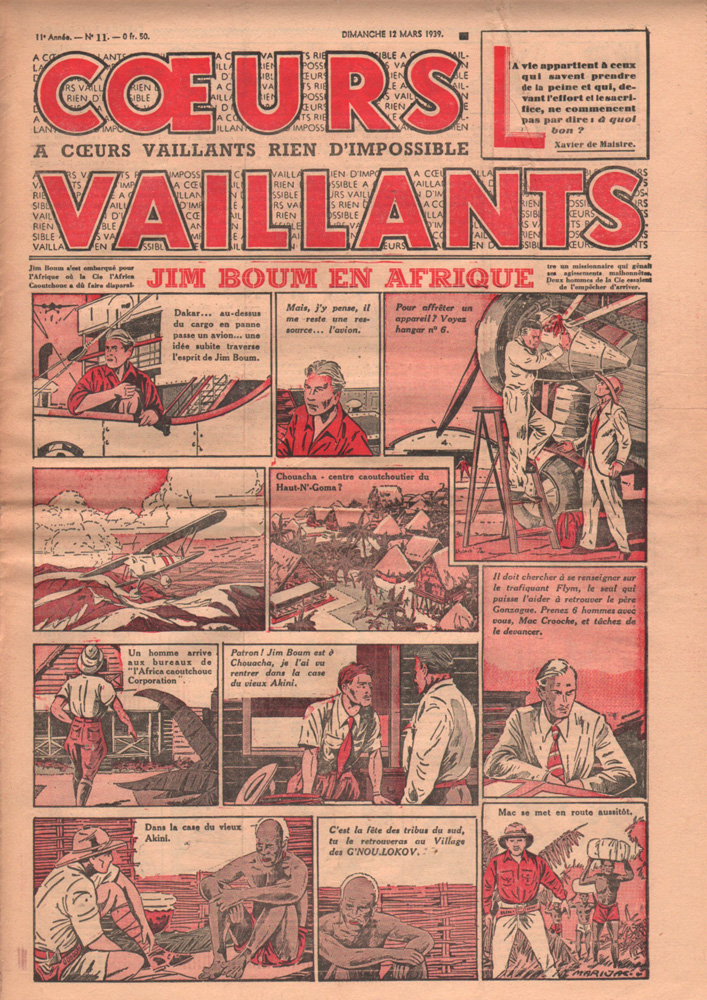 Coeurs Vaillants n°11 de 1939
