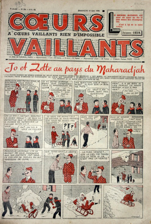 Coeurs Vaillants n°20 de 1939