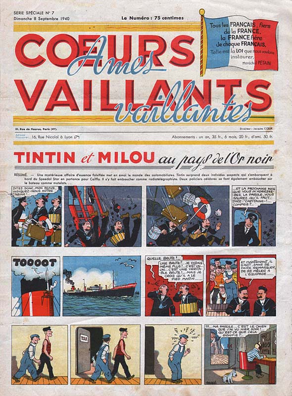 Serie spécial Coeurs Vaillants - Ames Vaillantes