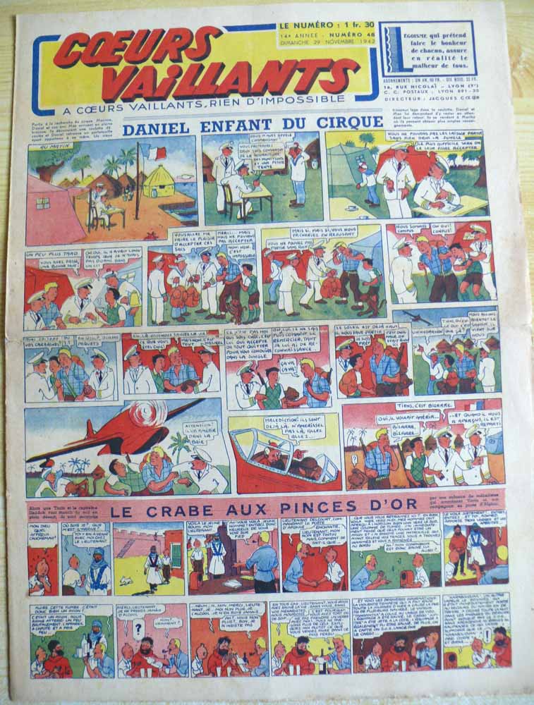 Coeurs Vaillants n°48 de 1942