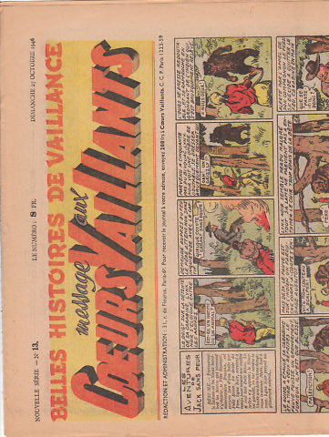 Coeurs Vaillants n°13 de 1946