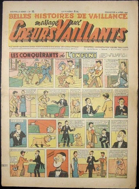 Coeurs Vaillants n°17 de 1947