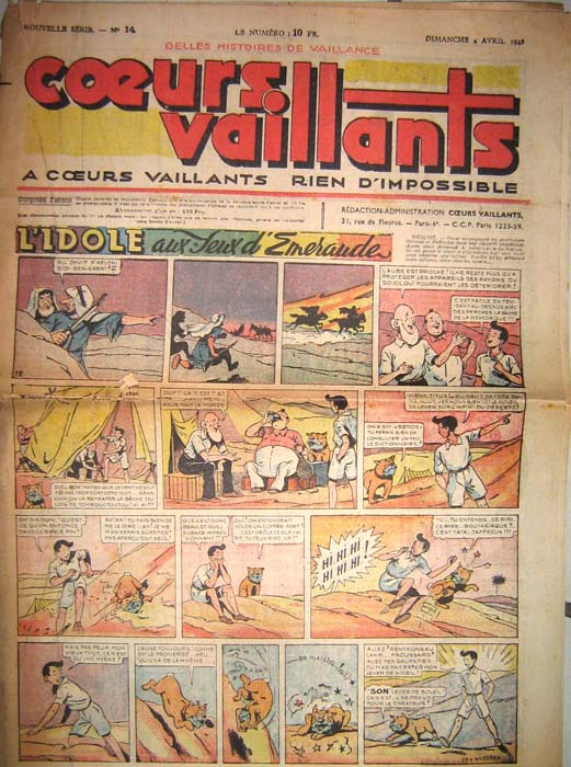 Coeurs Vaillants n°14 de 1948