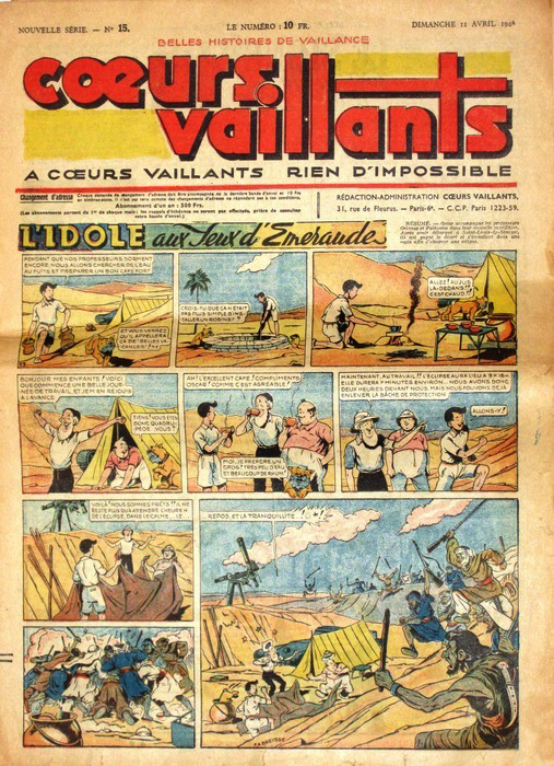 Coeurs Vaillants n°15 de 1948
