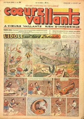 Coeurs Vaillants n°28 de 1948