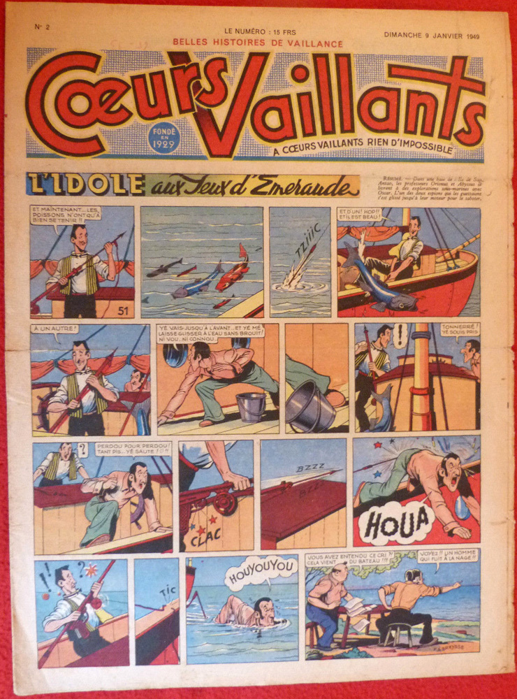 Coeurs Vaillants n°2 de 1949