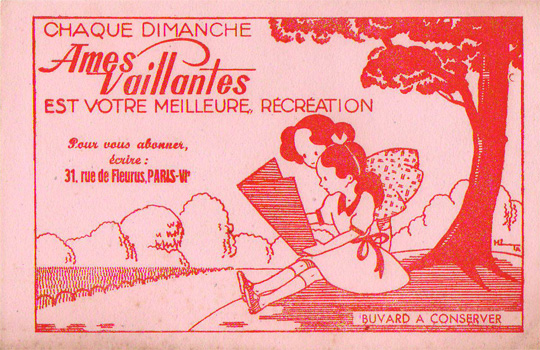 Buvard Âmes vaillantes